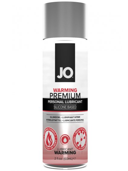 Silikonový lubrikační gel System JO Premium Warming  hřejivý, 60 ml