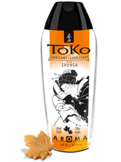 Ochucený lubrikační gel Shunga Toko Aroma Maple Delight  165 ml