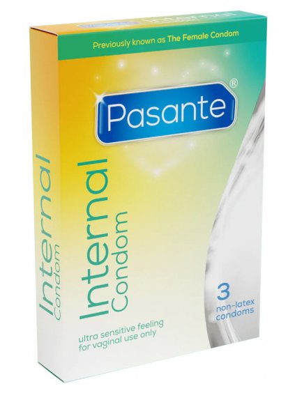 Kondomy pro ženy Pasante Internal Condom  3 ks