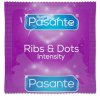 Vroubkovaný kondom Pasante Intensity  1 ks