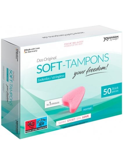 Menstruační houbičky Soft-Tampons NORMAL  50 ks