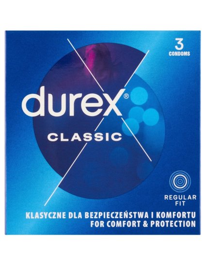 Kondomy Durex Classic, 3 ks