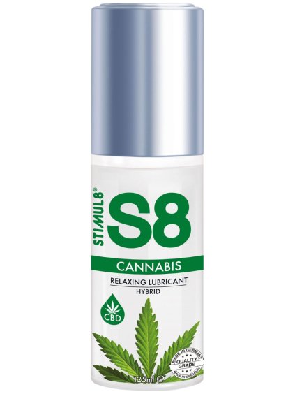 Hybridní lubrikační gel S8 Cannabis  s výtažkem z konopí, 125 ml