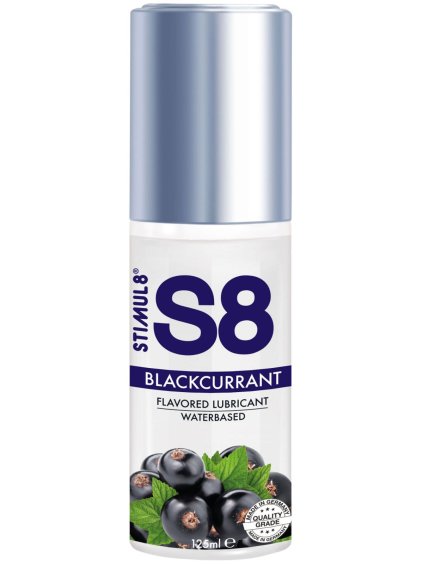 Lubrikační gel S8 Blackcurrant  černý rybíz, 125 ml