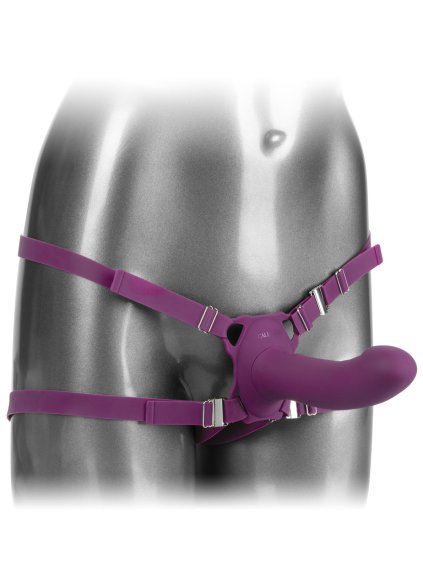 Vibrační připínací penis Her Royal Harness ME2 Rumbler