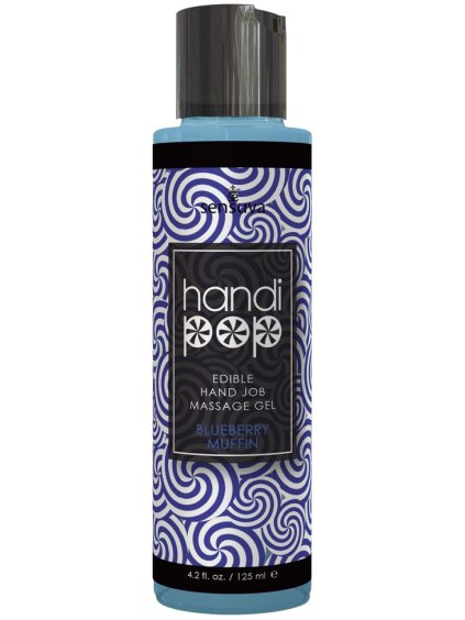 Masturbační gel na hand job Sensuva HandiPop Blueberry Muffin  125 ml