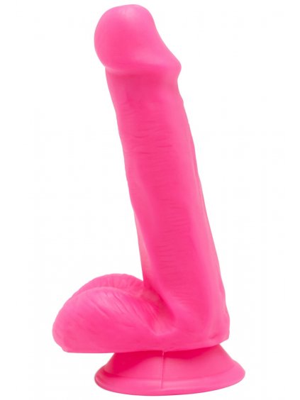 Realistické dildo s varlaty a přísavkou Happy Dicks 6"