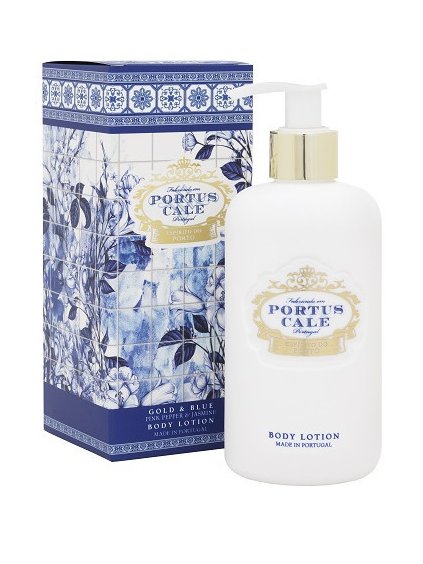 Tělové mléko Castelbel Portus Cale Gold & Blue  růžový pepř a jasmín, 300 ml