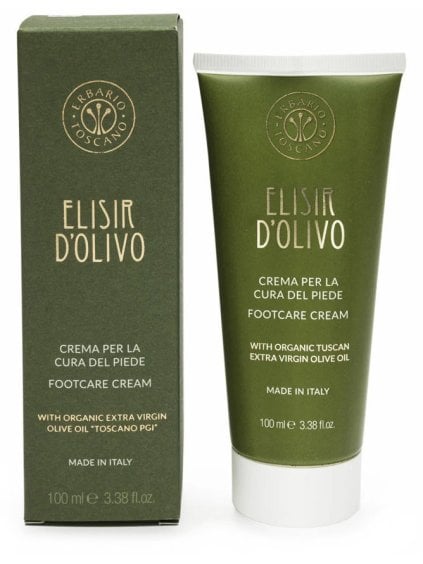 Krém na nohy Erbario Toscano Elisir D´Olivo  100 ml