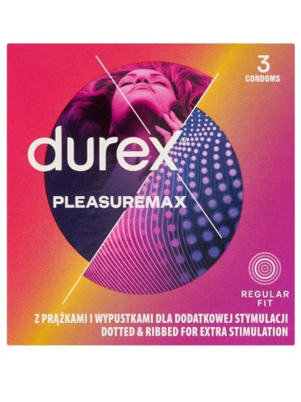 Kondomy Durex Pleasuremax, 3 ks