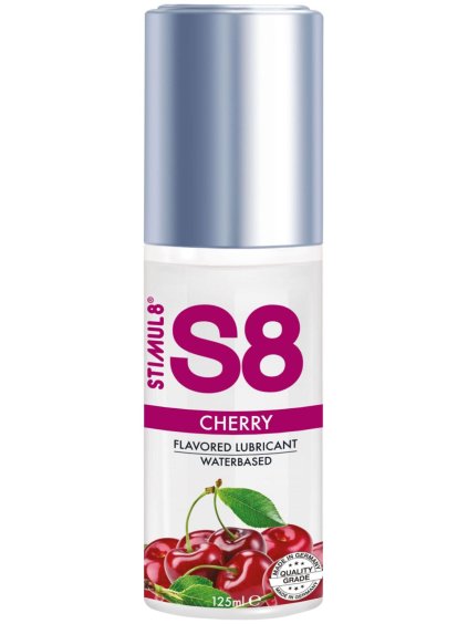 Ochucený lubrikační gel S8 Cherry  třešeň, 125 ml