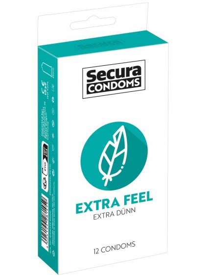 Extra tenké kondomy Secura Extra Feel  12 ks