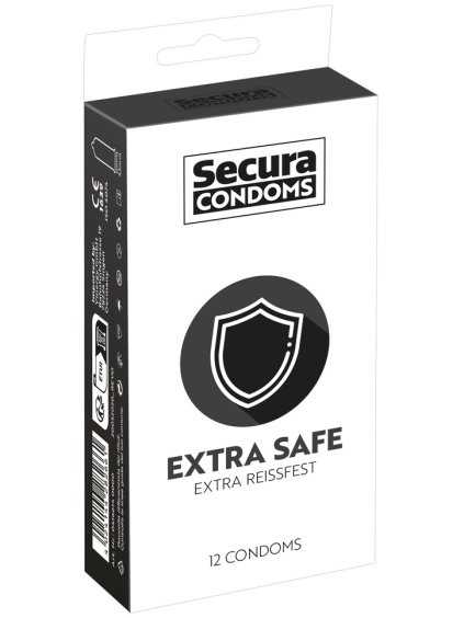 Zesílené kondomy Secura Extra Safe  12 ks