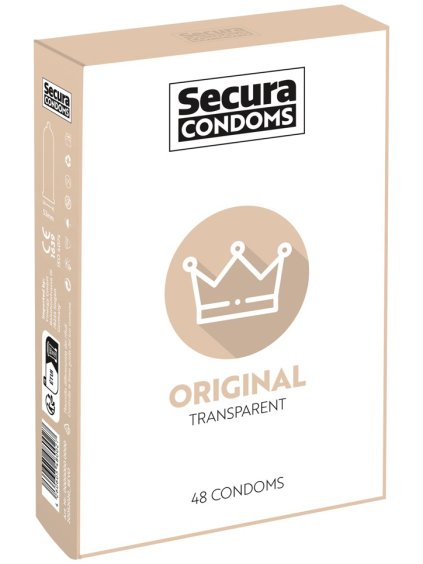 Kondomy Secura Original, 48 ks