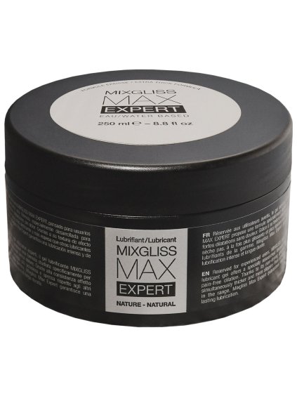 Vodní lubrikační gel MIXGLISS MAX EXPERT Natural  250 ml