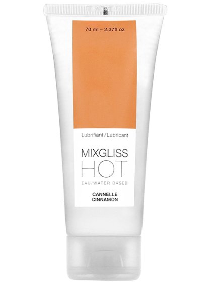 Hřejivý vodní lubrikační gel MIXGLISS HOT Cinnamon  70 ml