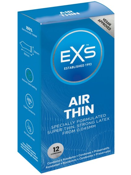 Extra tenké kondomy EXS Air Thin  12 ks