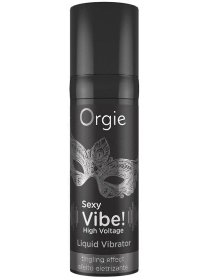 Stimulační gel s vibračním efektem Orgie Sexy Vibe! High Voltage  15 ml