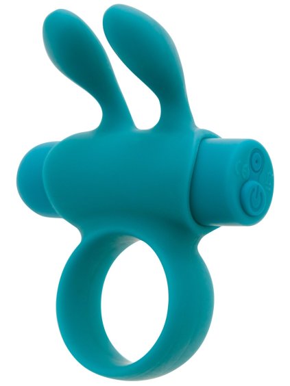 Vibrační erekční kroužek Rabbit Ring Turquoise