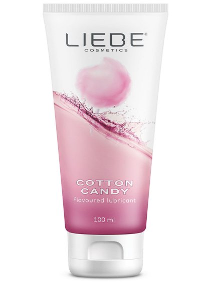 Ochucený vodní lubrikační gel Liebe Cotton Candy  100 ml